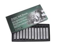 Obetuens 12 pezzi quadrati morbidi pastelli per artisti Pastelli per disegno artistico Pittura Graffiti Schizzo Set di pastelli per pigmenti per ufficio scolastico a casa (Colorato)