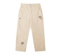 Obey - Big Timer Printed Carpenter Pant - - Trousers - Uomo - Bianco - W32