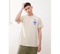 Obey - Building Strong Minds - T-shirt color crema con grafica del logo-Bianco S