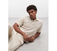 Obey - Eryk - Polo in maglia color crema-Bianco L