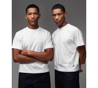 Obey - Established Works - Confezione da 2 T-shirt vestibilità standard bianche-Bianco 2XL