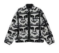 Obey Giacca Repeated Icon Sherpa Uomo Black Milti L