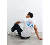 OBEY T-shirt a maniche corte con grafica sul retro bianca-Bianco XL