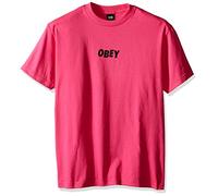 Obey t-shirt Jumbled Hot Pink Large