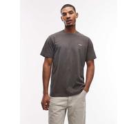 Obey - T-shirt nera a maniche corte con logo-Nero XL