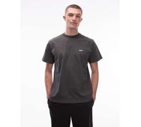 Obey - T-Shirt nera in tintura pigmentata con logo in minuscolo-Nero M