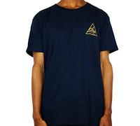 OBEY T-SHIRT NEXT ROUND 2 PREMIUM S/S TEE NAVY / GOLD (L)