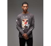 Obey - Vast Universe - Maglietta a maniche lunghe nera-Nero L