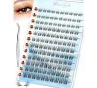 Obeyalash Ciglia individuali Cluster Ciglia Bouquet Estensione Ciglia DIY Casa Misto 8-16mm D Curl Volume Seta Ciglia Cluster Ciglia finte Ciglia 3D Cluster Lashes Individual Eyelash (Y14)