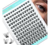 Obeyalash Ciglia individuali Cluster Ciglia Bouquet Estensione Ciglia DIY Casa Misto 8-16mm D Curl Volume Seta Ciglia Cluster Ciglia finte Ciglia 3D Cluster Lashes Individual Eyelash (Y14)