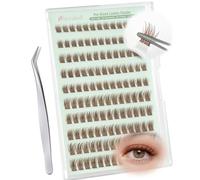 Obeyalash Ciglissime Press e Go Ciglia Press and Go Ciglissima Cluster Lashes Autoadesive Lunga Durata Lash Cluster Kit Lash Extension No Glue Eyelashes Brown YLB40