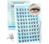 Obeyalash Ciglissime Press e Go Ciglia Press and Go Ciglissima Cluster Lashes Autoadesive Lunga Durata Lash Cluster Kit Lash Extension No Glue Eyelashes C Curl 10-16mm Brown