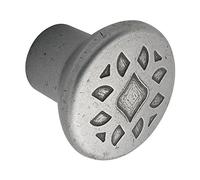 OBF 73 7075 22 Grimme Djerba Pomello per cassetto Ø 35 mm Rotondo appiattito Profondità 29 mm Pomello per Mobili ZN Argento Antico