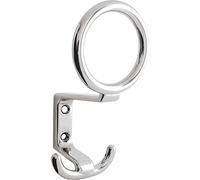 OBF Grimme Rondo 75100029 - Gancio appendiabiti a forma di anello, larghezza 80 mm, altezza 170 mm, ZN