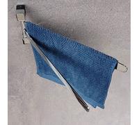 OBI ORTA Portasalviette 2 bracci 40 cm Cromato Legno, Montaggio a Parete