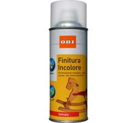 OBI vernice spray Finitura satinata base acqua incolore 400 ml Trasparente