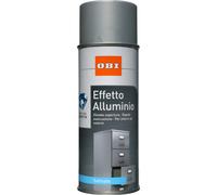 OBI vernice spray satinata effetto alluminio 400 ml Alluminio