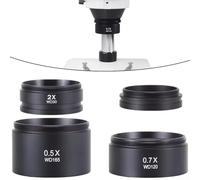 Obiettivi ausiliari progettati per l'osservazione di precisione su microscopi binoculari con zoom stero trinoculare scegliere tra due potenze (0.5X)