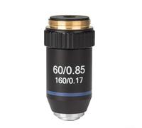 Obiettivo a olio 195 per microscopi biologici Ottenere migliorato con ingrandimento 4X 100X per vari tipi di esemplari (60X)