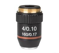 Obiettivo a olio 195 per microscopi biologici Ottenere migliorato con ingrandimento 4X 100X per vari tipi di esemplari (4X)
