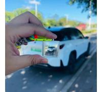 Obiettivo a prisma pixel, divertente obiettivo pixelato per effetto pixel view, obiettivo prisma pixel converte la tua vista in pixel art, filtro pixel per fotografia creativa, pietra finestra pixel