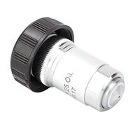 Obiettivo Acromatico, Ingrandimento Regolabile Set di Lenti Obiettivo Acromatico con 6 Lenti, Materiale in Acciaio Facile Osservazione, Lenti (100x)