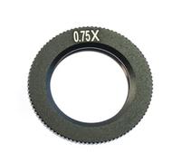 Obiettivo ausiliario for fotocamera for microscopio industriale 0,5X 0,75X 1X 1,5X 2X for fotocamera for microscopio 180X Lente con attacco C(0.75X)