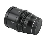 Obiettivo Cinematografico con Messa a Fuoco Manuale, Immagini Ad Alta Risoluzione Obiettivo Cinematografico T2.0 da 85 Mm Bilanciamento del Colore Unificato per Fotocamera Digitale