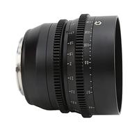 Obiettivo Cinematografico T1.05 da 50 Mm, Apertura Continua 13 Lamelle di Apertura Obiettivo Cinematografico con Messa a Fuoco Manuale per le Riprese