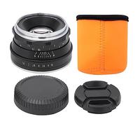 Obiettivo con Attacco FX per Fotocamera Mirrorless con Rivestimento in Pellicola Multistrato da 35 Mm F1.6 perXT3 XT100 XT20 con Custodia (BLACK)