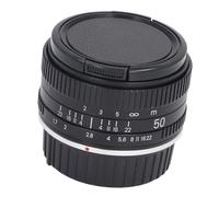 Obiettivo da 50 Mm F1.7 Ad Ampia Apertura, Messa a Fuoco Manuale, Design Ad Ampia Apertura, Pellicola Multistrato, Compatto e Portatile