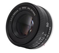 Obiettivo da 50 Mm F1.7 Ad Ampia Apertura, Teleobiettivo con Messa a Fuoco Fissa Manuale Full Frame, Obiettivo Grandangolare per Fotocamera Mirrorless DSLR con Attacco F