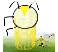 Obiettivo da Calcio Rete, è utile per migliorare la precisione del tiro,Impermeabile e Resistente per Interno ed Esterno, con Cinturini Fibbie Regolabili, 45 x 58 cm