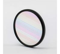 Obiettivo della fotocamera Flare con filtro a strisce blu arcobaleno(82mm,Rainbow)