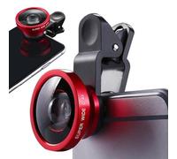 Obiettivo della fotocamera per smartphone - Clip staccabile 3,5 x 2,8 cm, modulo complementare ultra largo in vetro metallico, obiettivo grandangolare 0,4X con chiarezza ad alta definizione |