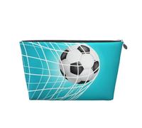 Obiettivo di calcio Vincere il calcio, Borsa da toilette Borsa per trucco Borsa per cosmetici Borsa da toilette da viaggio portatile