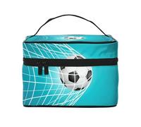 Obiettivo di calcio Vincere il calcio, Borsa per il trucco Borsa per cosmetici Borsa da viaggio portatile da viaggio Astuccio per matite