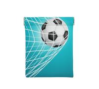 Obiettivo di calcio Vincere il calcio, Spremere il portafoglio superiore da donna Borsa portaoggetti Piccola portamonete Portamonete