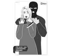 Obiettivo di grandi dimensioni Hostage Target, 53 x 84 cm, carta 120 g/m² (40 pezzi)