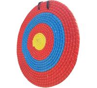 Obiettivo di tiro con l'arco rotondo, paglia fatta a mano, 40 cm tiro con l'arco di paglia, 4 anelli, accessori per l'allenamento di tiro con l'arco