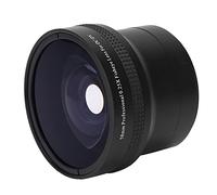 Obiettivo Fisheye da 58 Mm 0,25x, Obiettivo Fisheye Super Macro da 58 Mm 0,25x Ad Alta Definizione con Copertura Antipolvere per Fotocamera DSLR per Fotografia Macro