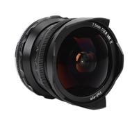 Obiettivo Fisheye da 7,5 Mm F2,8 Messa a Fuoco Manuale Grandangolare per Fotocamera Mirrorless con Attacco E, Vista a 180 Gradi Super Grandangolare, Compatibile con A7 A7II A7R