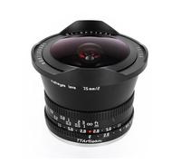 Obiettivo fisheye grandangolare con messa a fuoco manuale TTArtisan 7,5 mm F2 APS-C, compatibile con Nikon Z Sony E Canon EOS RF Fuji X Leica L Canon EOS M M43(L-Mount)