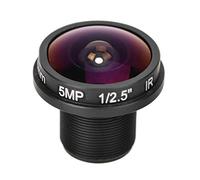 Obiettivo Fisheye Grandangolare, Obiettivo Fisheye Nuova Scheda Obiettivo 180° da 1,8 Mm HD Obiettivo Fisheye a Visione Completa da 5 MP Vista Fisheye Telecamera Grandangolare CCTV