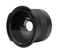 Obiettivo Fisheye, Obiettivo Macro Panoramico Super Grandangolare 2 in 1 Rimovibile 0,35x, Compatibile con Messa a Fuoco Completamente Automatica e Infrarossi Completi, per la