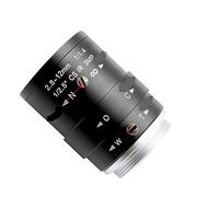 Obiettivo for telecamera CCTV HD con iride fissa Megapixel Obiettivo for telecamera di sicurezza HD varifocale da 2,8-12 mm Zoom manuale e attacco M12 / CS Chiaro e liscio(2.8-12mm CS)