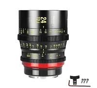 Obiettivo grandangolare a fuoco manuale Meike 24 mm T2.1 Full Frame per attacco Canon EF e videocamera cinematografica ZCAM E2-F6, E2-F8, Canon EOS C500 Mark II e S35 EOS C100 Mark II, EOS C200