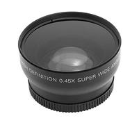 Obiettivo grandangolare da 58 Mm 0 45x con lente di conversione ottica in vetro macro, impermeabile, per la maggior parte delle fotocamere SLR digitali
