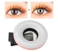 Obiettivo Macro con Clip & Zoom 15X, Luce Regolabile 3000K-6500K, Rosa