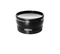 Obiettivo macro super grandangolare HD 0,43X 2 in 1 da 58 mm, for dimensioni del filtro, compatibile con obiettivi for fotocamere Canon Nikon Sony Fuji